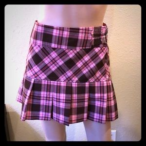 Plaid mini skirt Sz 10 by No Boundries
